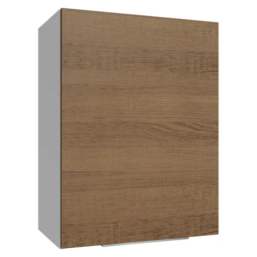 Armário Aéreo 50cm 1 Porta Branco/Rustic Stella Madesa