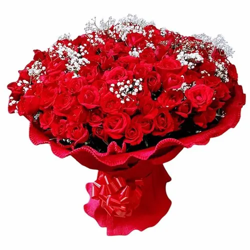 Buquê de 200 Rosas Vermelhas