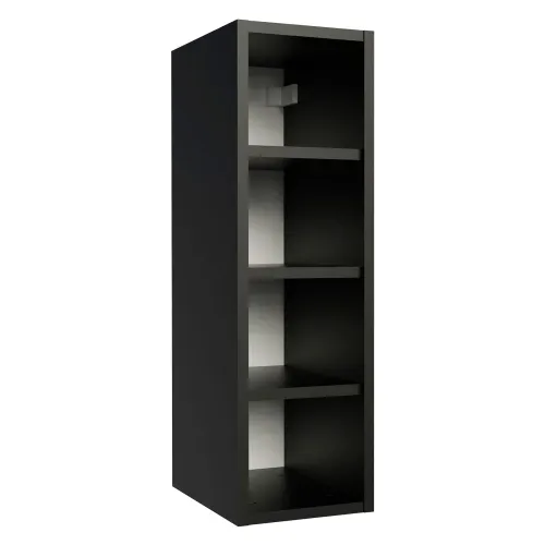 Adega 20 cm 4 Nichos Preto Madesa