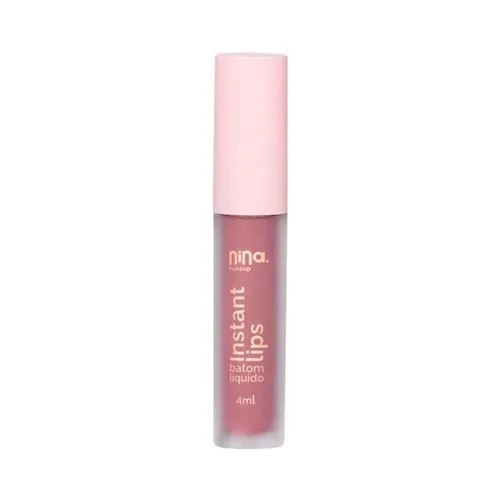 Batom Líquido Nina Makeup Matte Instant Lips Bride