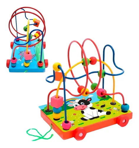 Brinquedo Educativo Aramado Carro Divertido Pedagógico Colorido