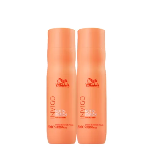 Kit Shampoo Wella Professionals Invigo Nutri-Enrich 2 Unidades de 250ml