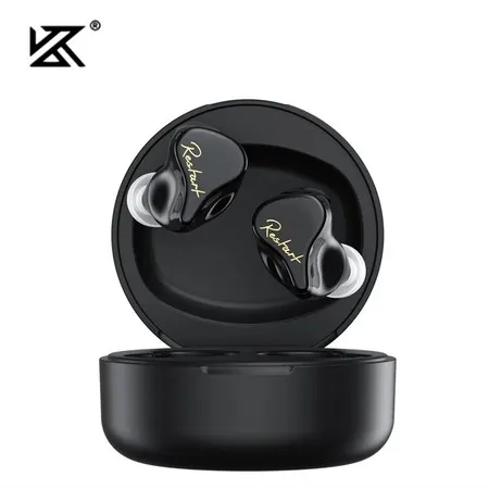  KZ SKS 1BA+1DD TWS Fones de Ouvido Bluetooth 5.2 Híbridos para Jogos, Controle por Toque, Cancelamento de Ruído, Fone