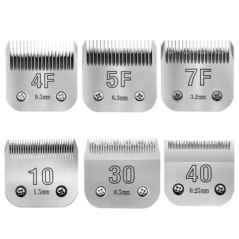 Profissional Dog Pet Clipper Lâmina, se encaixa mais andis, Oster A5,Wahl KM Animais Clippers, 4F,5F,7F,9, 10, 30, 40 #