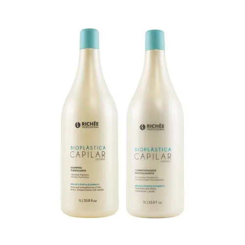 Kit Richée Bioplástica Shampoo + Condicionador (2 x 1 Litro)