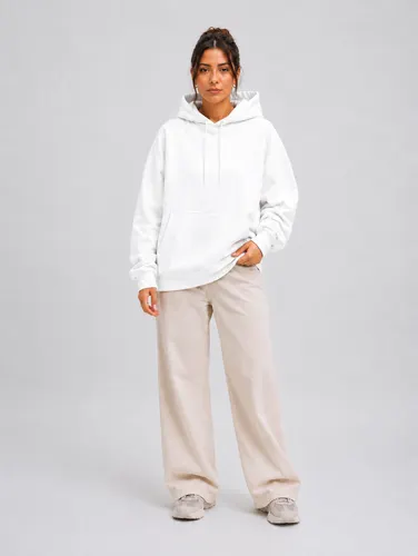Moletom Feminino Aveloz Canguru Básico Branco