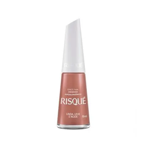 Esmalte Risqué Cremoso Linda Leve e Nude