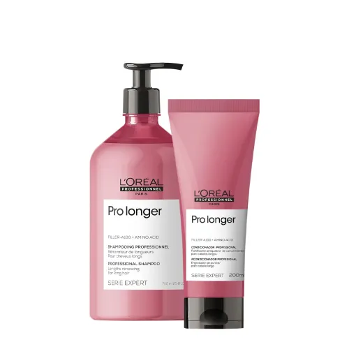 Kit Tratamento Capilar L'Oréal Professionnel Pro Longer Shampoo 750ml e Condicionador 200ml