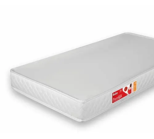 Colchão para Berço Liso Branco 130 X 60 X 10 Cm D18 Prorelax