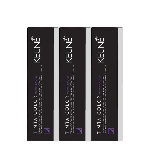 Kit 3 Colorações Keune Tinta Color Ultimate Cover 8.00 Loiro Claro 60ml