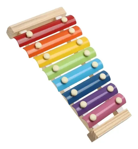 Xilofone Infantil C/ 8 Notas Colorido