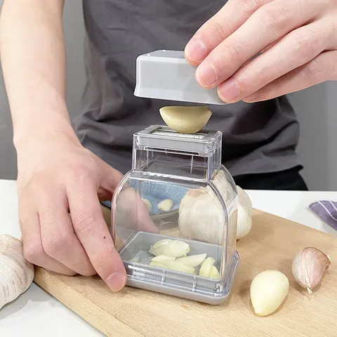 Prensagem manual de alho ralador cortador ferramenta cozinha descascador alho acessórios cozinha gadgets e acessórios
