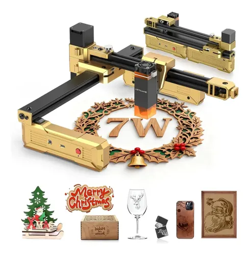 Máquina de Corte e Gravação a Laser Portátil ARTILUME T1 de 7W com Área de 20x15cm