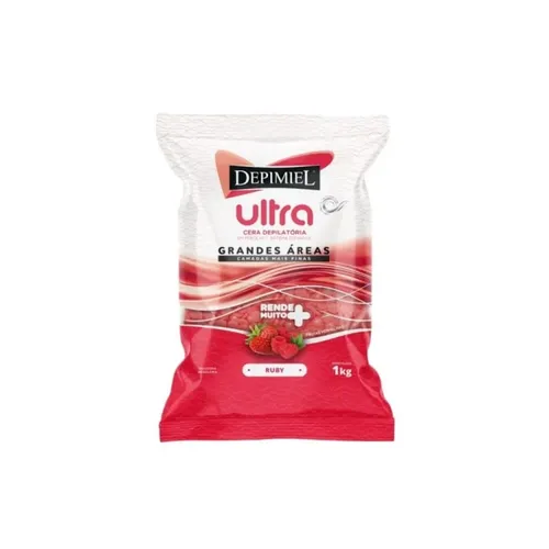 Cera Quente Depilatória em Pérolas Depimiel Ultra Ruby 1000gr