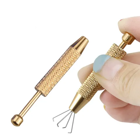 Ferramenta de Fixação de Diamantes com Quatro Garras, Pinça para Diamantes em Aço Inoxidável, Ferramenta de Manuseio de Joias, Adequada para Amantes de Joias