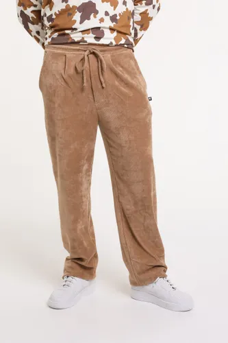 Calça Reta Veludo Cotelê Marrom