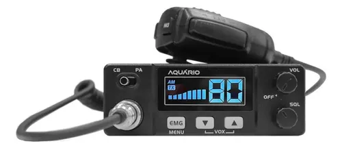 Aparelho Base de Rádio Aquário Rp-40plus 80 Canais