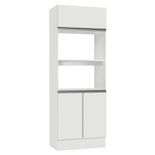 Torre Quente para 2 Fornos 100% MDF Branco Smart Madesa