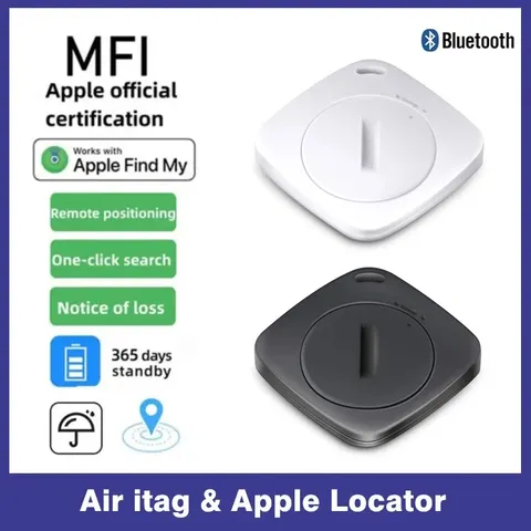 Gps inteligente etiqueta de ar mini rastreador inteligente bluetooth etiqueta inteligente localizador criança pet carro perdido rastreador para sistema apple ios encontrar meu aplicativo
