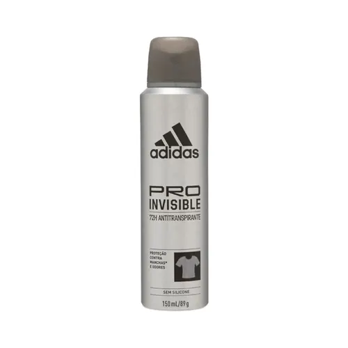 Desodorante Adidas Masculino Aerossol Antitranspirante Pro Invisible 1