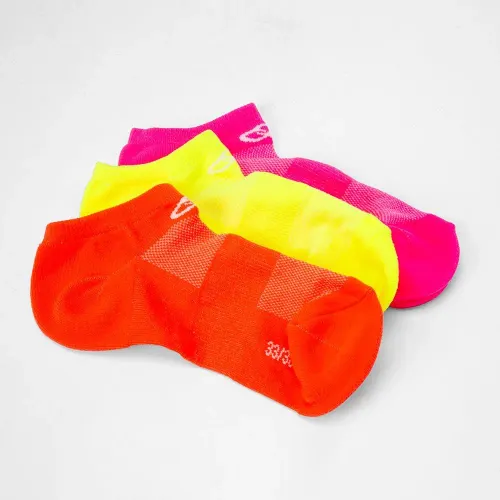Kit Meia Cano Invisível Feminina Olympikus 3 Pares 33-38 Colorido