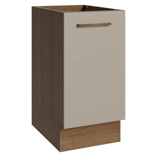 Balcão 40 x 60 cm 1 Porta (Sem Tampo) Rustic/Crema Agata Madesa