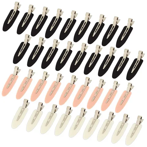 Conjunto com 10 presilhas de cabelo sem vincos para mulheres e meninas, para penteados e maquiagem, presilhas de cabelo que não deixam marcas, acessórios de cabelo da moda.