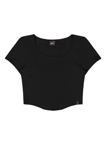 Blusa Juvenil em Cotton (Preto) Gloss