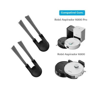 Escovas Laterais para Robô Aspirador de pó KABUM! smart K800/K800 Pro - KSHPR515