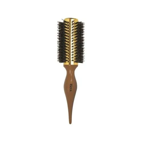 Escova de Cabelo Madeira Ricca Metal Point 36