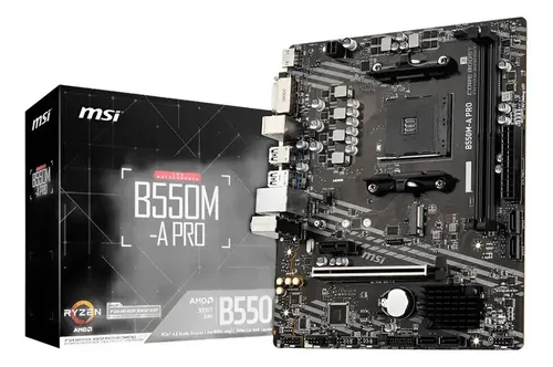 Placa-mãe Am4 Msi B550m a Pro Msi
