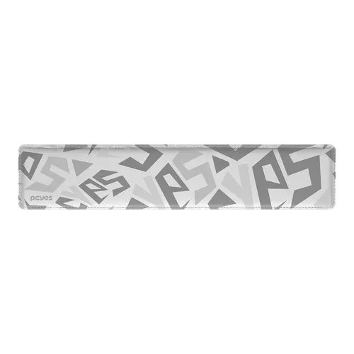 Apoio de Pulso PCYES Ergonômico para Teclado Signature White Ghost WRSWG