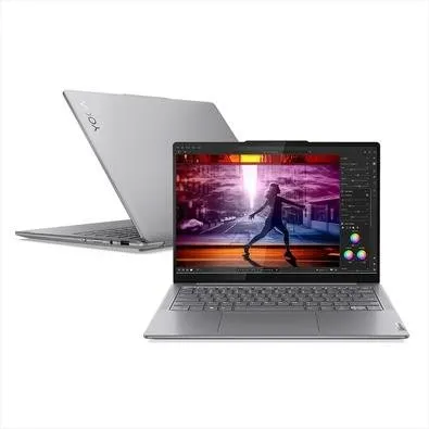 Notebook Lenovo Yoga Slim 7 14IMH9, Intel Core i5 Ultra, 16GB RAM, SSD 512GB, 14" WUXGA, Placa de Vídeo Integrada, HDR 500, Windows 11 Home, Cinza - 83GM0003BR