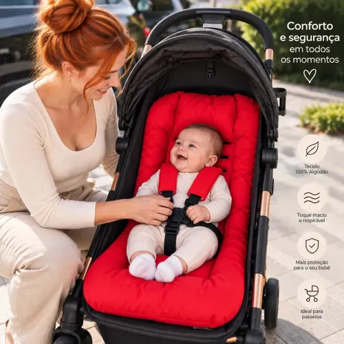 Almofada para os Modelos de Carrinho COR Vermelho