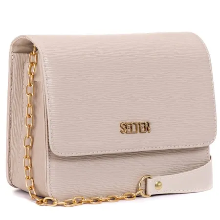 Bolsa Pequena com Alça de Corrente de Lado Clutch de Festa
