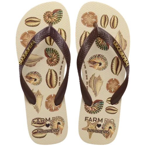 Chinelo Havaianas Farm Conchas