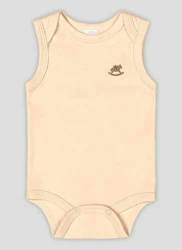 Body Regata em Suedine Unissex para Bebê (Laranja) Up Baby