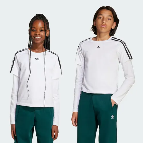 Camiseta de Manga Longa em Camadas Infantil Kids adidas