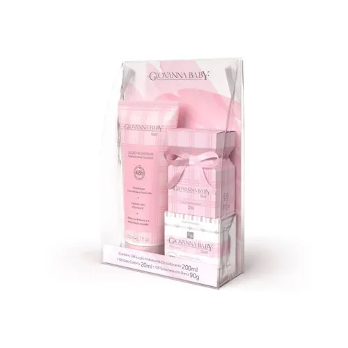 Kit Deo Colônia 20ml + Loção Hidratante 200ml + Sabonete Vegetal 90gr