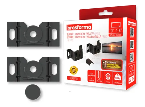 Suporte de TV Brasforma Universal 10" a 100" SBRU750