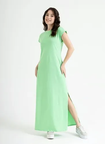 Vestido Longo Básico em Meia Malha (Verde) Just Basic