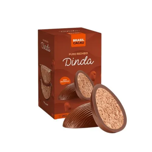 Ovo de Páscoa Puro Recheio Dinda Chocolate 260g