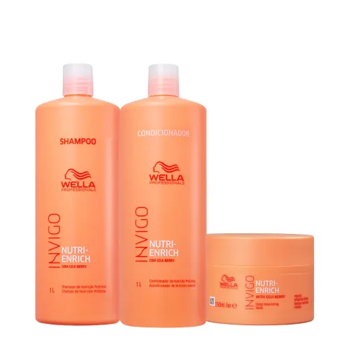Kit Wella Professionals Invigo Nutri-Enrich 3 Produtos