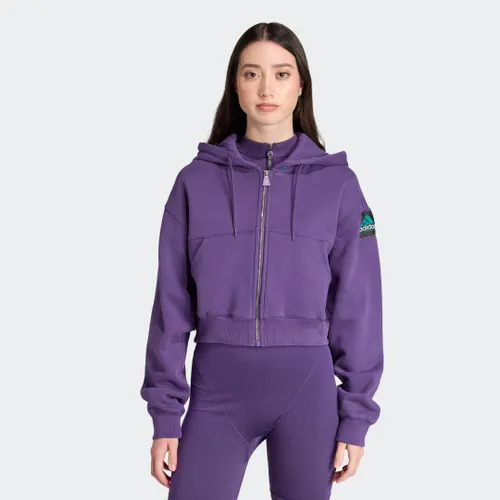 Moletom Capuz Cropped EQT Mulher adidas