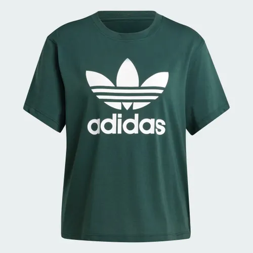 Camiseta Boxy Adicolor Trefoil Mulher adidas