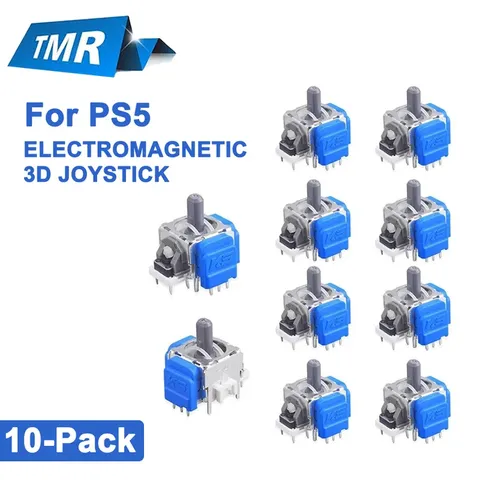 Joystick Eletromagnético TMR com Efeito Hall, Kit de Substituição para Controle PS5 (BDM-010/020/030/040/050), 3D Analógico, Sem Desvio