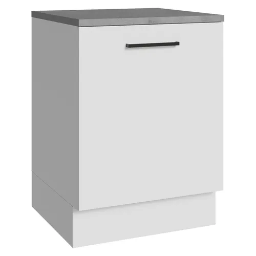 Balcão Madesa Agata 60 x 60 cm 1 Porta (Com Tampo) Branco