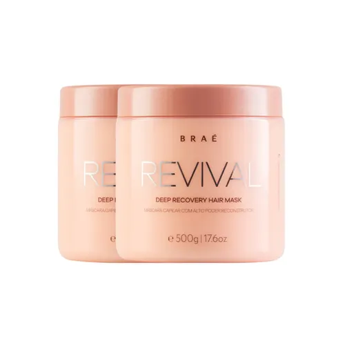 Kit Braé Revival 2 Máscara de Reconstrução 500 g
