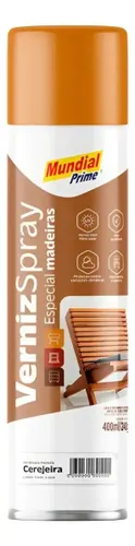 Verniz 400ml para Madeira com Ação Contra Sol e Chuva Acabamento Brilhante Cor Cerejeira