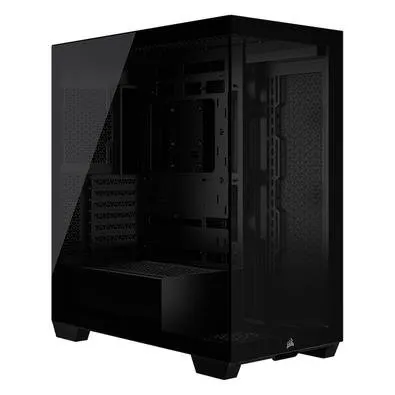 Gabinete Gamer Corsair 3500X Mid Tower, E-ATX, Frontal e Lateral em Video Temperado, Sem FANs, Preto - CC-9011276-WW